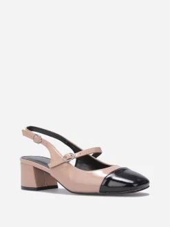 New La Modeuse Babies bicolores à fines brides Rose