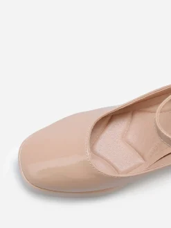Best La Modeuse Babies en simili texturé à plateforme Beige