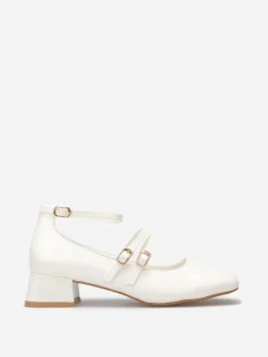 La Modeuse Babies vernies à multiple brides Blanc