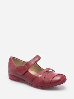 Outlet La Modeuse Ballerine Bienestar Rouge