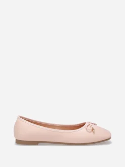 New La Modeuse Ballerines à bout carré et n艙ud Rosep&acirc;le