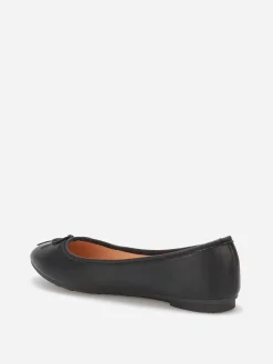 Discount La Modeuse Ballerines à bout rond et n艙ud Noir