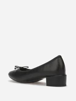 Sale La Modeuse Ballerines à talon avec n艙ud Noir