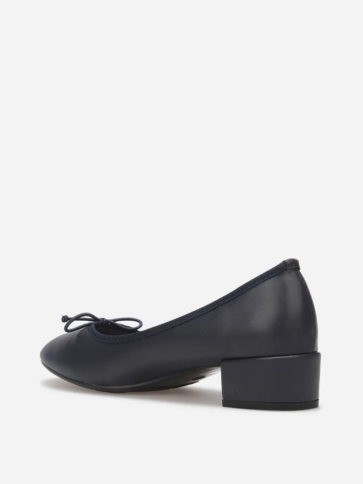 La Modeuse Ballerines à talon avec n艙ud Bleu