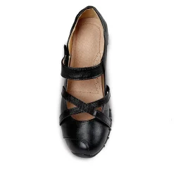 Hot La Modeuse Ballerines Bienestar  grandes tailles Noir