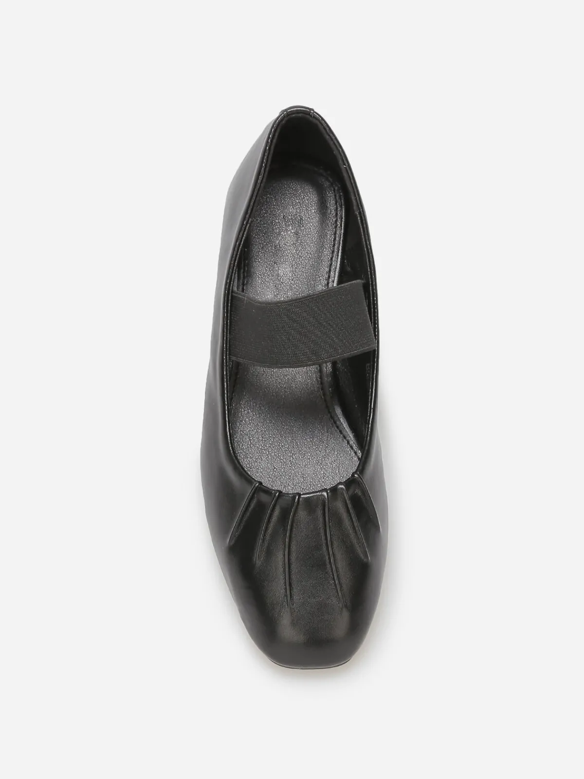 Best La Modeuse Ballerines en simili avec bride Noir