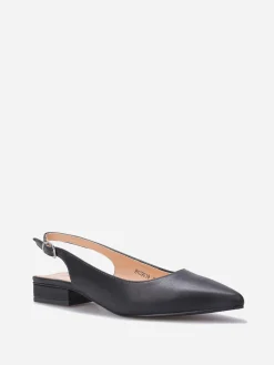 Best La Modeuse Ballerines slingback à bout pointu Noir