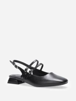 Discount La Modeuse Ballerines slingback multibrides Noir