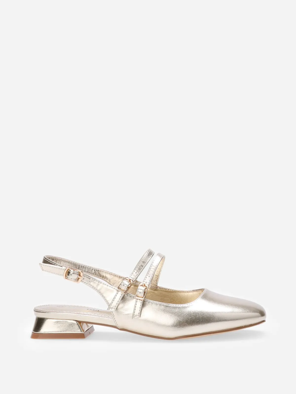 Online La Modeuse Ballerines slingback multibrides Doré