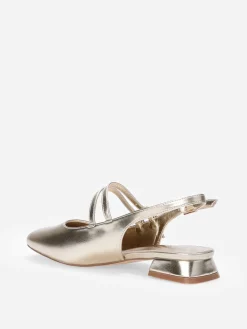 Online La Modeuse Ballerines slingback multibrides Doré