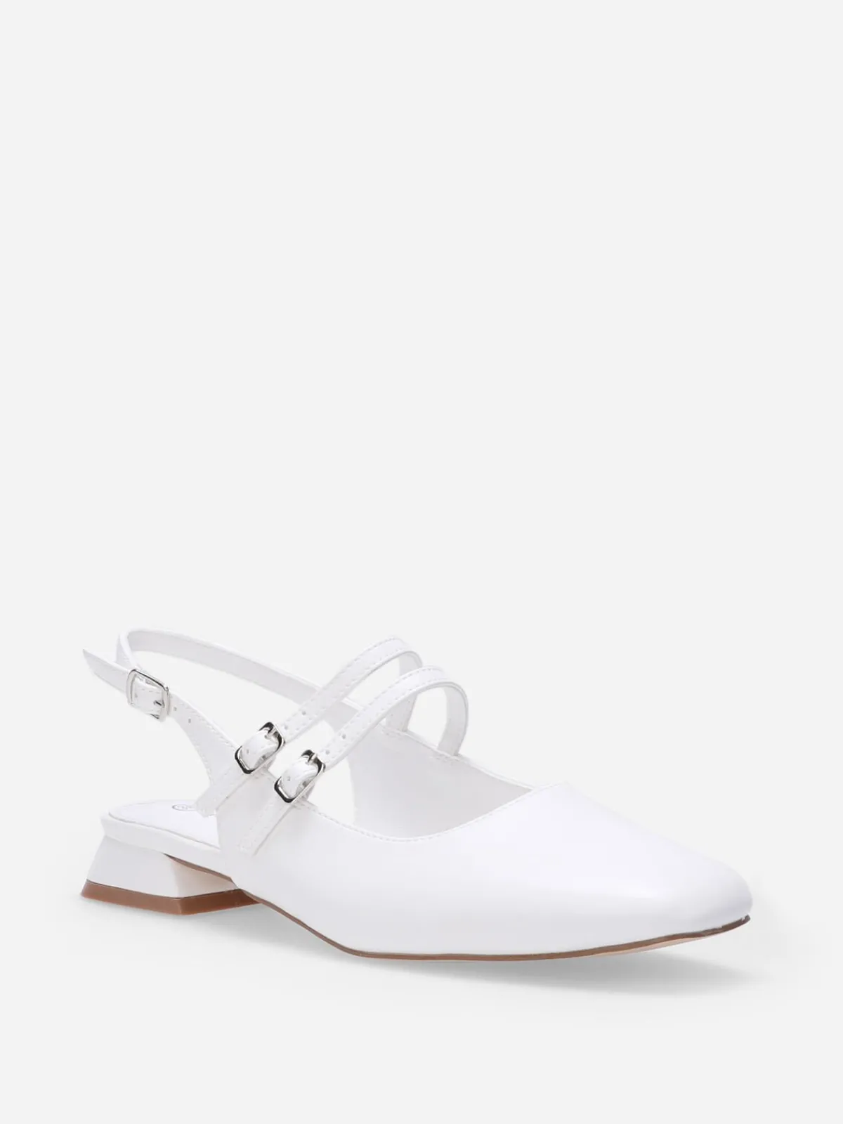 Discount La Modeuse Ballerines slingback multibrides Blanc