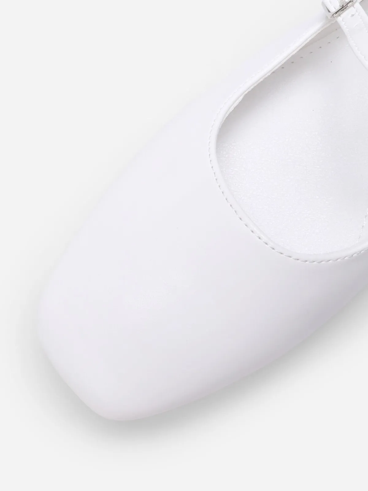 Discount La Modeuse Ballerines slingback multibrides Blanc