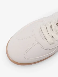 Discount La Modeuse Baskets à empiècements texturés Beige