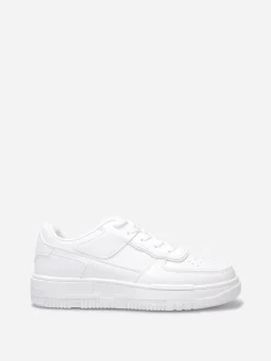 Hot La Modeuse Baskets à plateforme Blanc