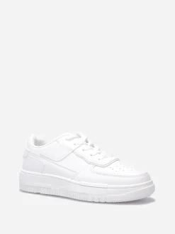 Hot La Modeuse Baskets à plateforme Blanc