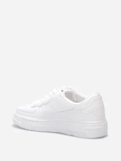 Hot La Modeuse Baskets à plateforme Blanc