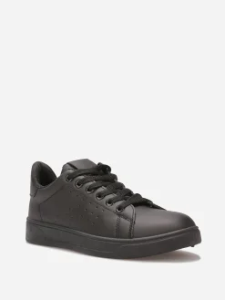 Outlet La Modeuse Baskets basiques à plateforme Noir