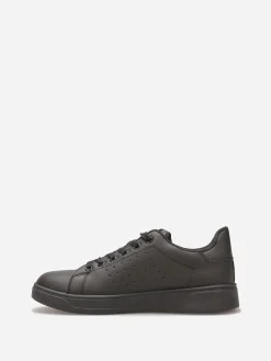 Outlet La Modeuse Baskets basiques à plateforme Noir