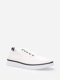Hot La Modeuse Baskets basses ajourées Noir