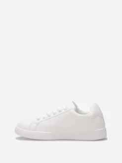 Discount La Modeuse Baskets basses basiques Blanc