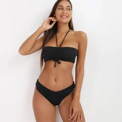 La Modeuse Bikini avec bandeau ajustable Noir