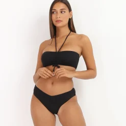 La Modeuse Bikini avec bandeau ajustable Noir