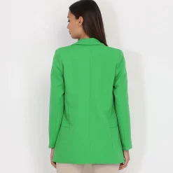 La Modeuse Blazer à col châle Vert