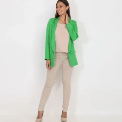 La Modeuse Blazer à col châle Vert