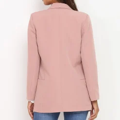Online La Modeuse Blazer à col châle Rose
