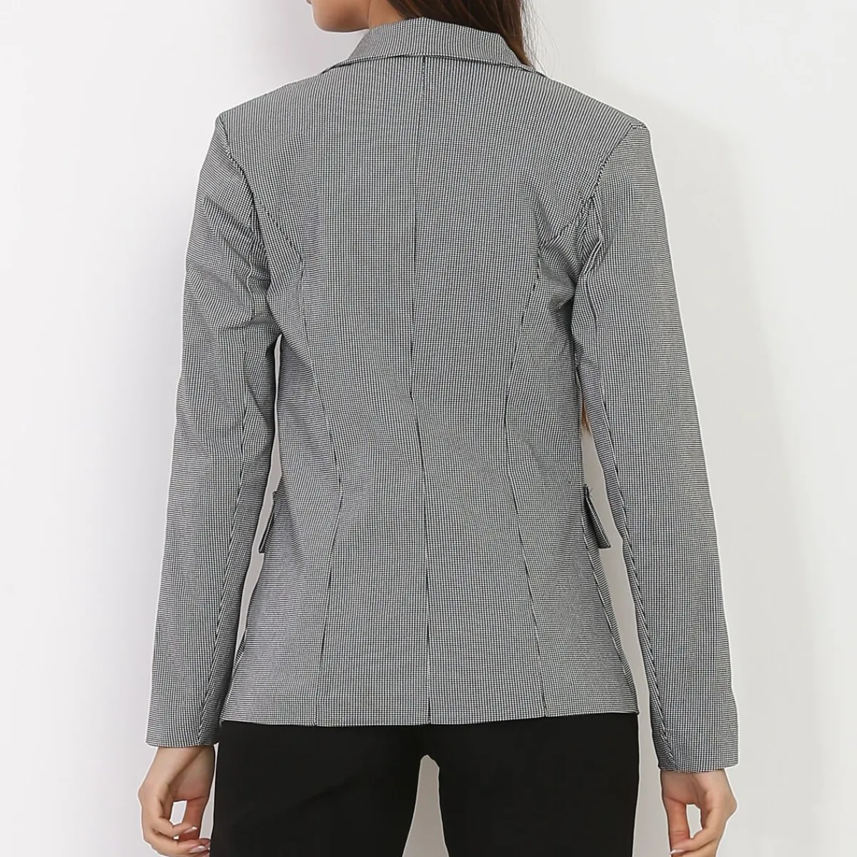 Sale La Modeuse Blazer officier à motif pied-de-poule