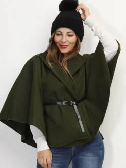 Outlet La Modeuse Bonnet molletonné à pompon Noir