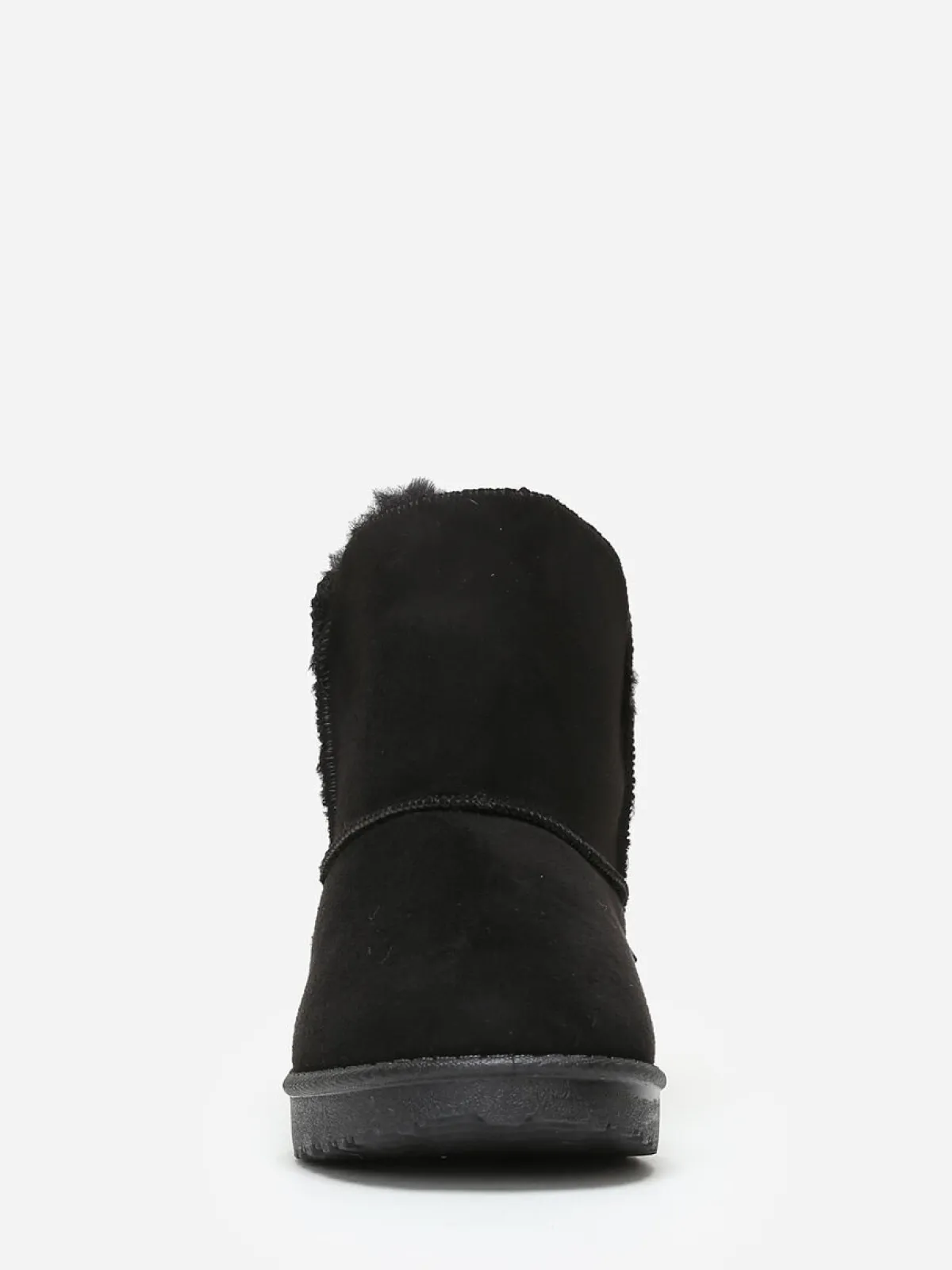 Hot La Modeuse Boots fourrées à strass Noir