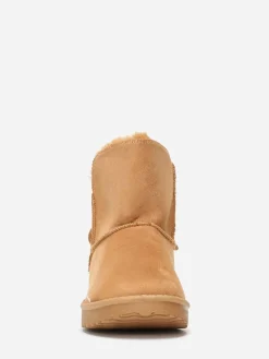 Clearance La Modeuse Boots fourrées à strass Camel