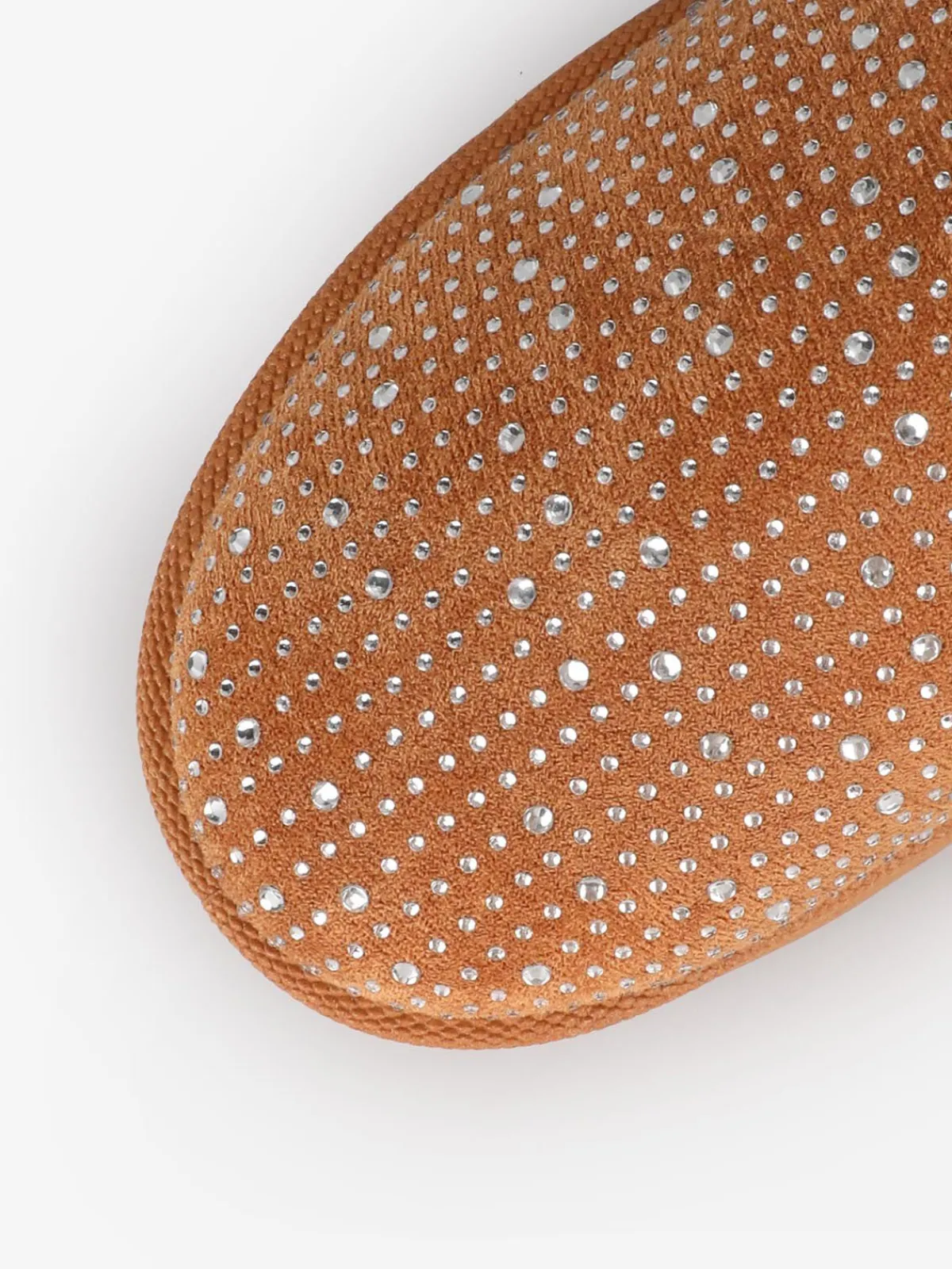 Online La Modeuse Boots fourrées à strass et plateforme Camel