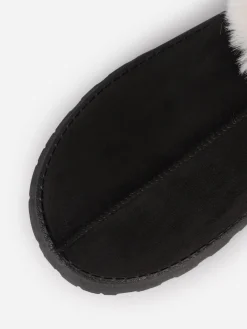 Best La Modeuse Boots fourrées basses à plateforme Noir