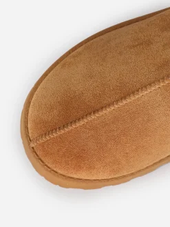 Hot La Modeuse Boots fourrées basses à plateforme Camel