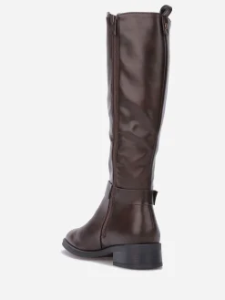 Best La Modeuse Bottes à empiècement élastique et boucle Marron
