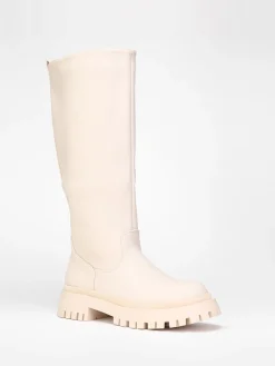 Best La Modeuse Bottes  à semelle crantée Beige