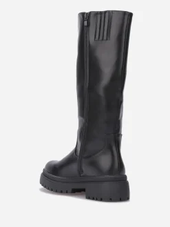 Sale La Modeuse Bottes à semelle épaisse Noir