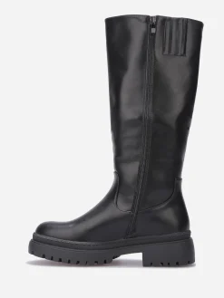 Sale La Modeuse Bottes à semelle épaisse Noir