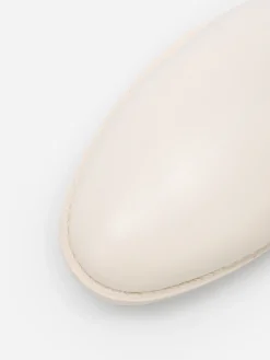 La Modeuse Bottes bi-matières à mors Beige