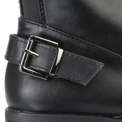 Hot La Modeuse Bottes cavalières  à boucle Noir
