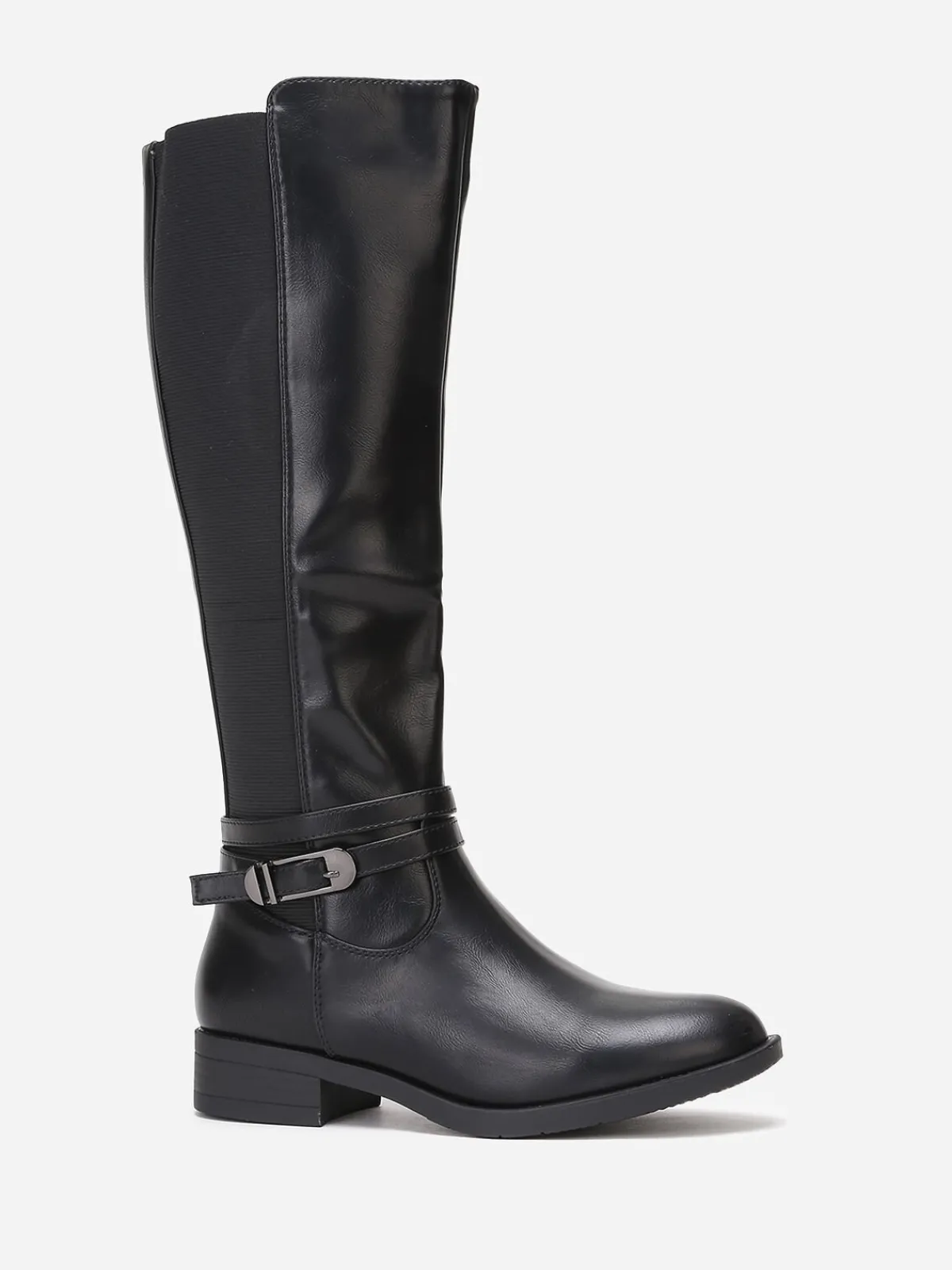 Best La Modeuse Bottes cavalières à brides Noir