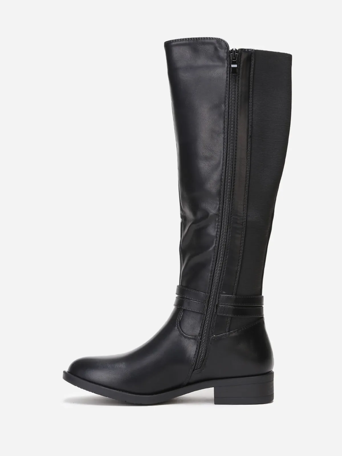 Best La Modeuse Bottes cavalières à brides Noir