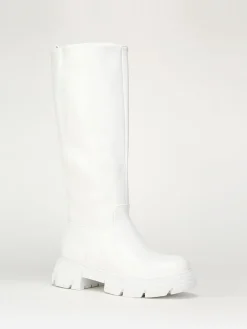 Best La Modeuse Bottes cavalières  à semelle crantée Blanc