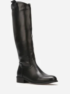 Sale La Modeuse Bottes cavalières basiques Noir