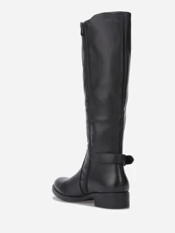 New La Modeuse Bottes cavalières style chelsea Noir