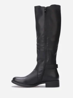 New La Modeuse Bottes cavalières style chelsea Noir