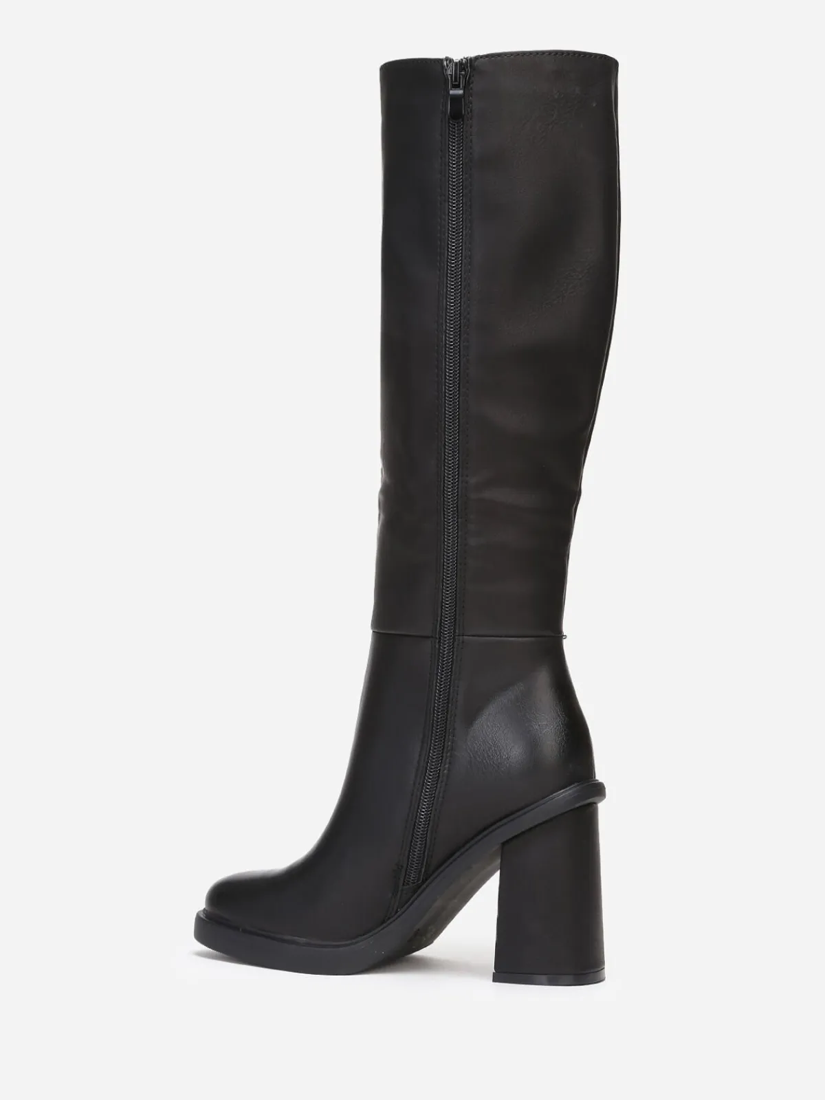 New La Modeuse Bottes chelsea hautes à talon Noir