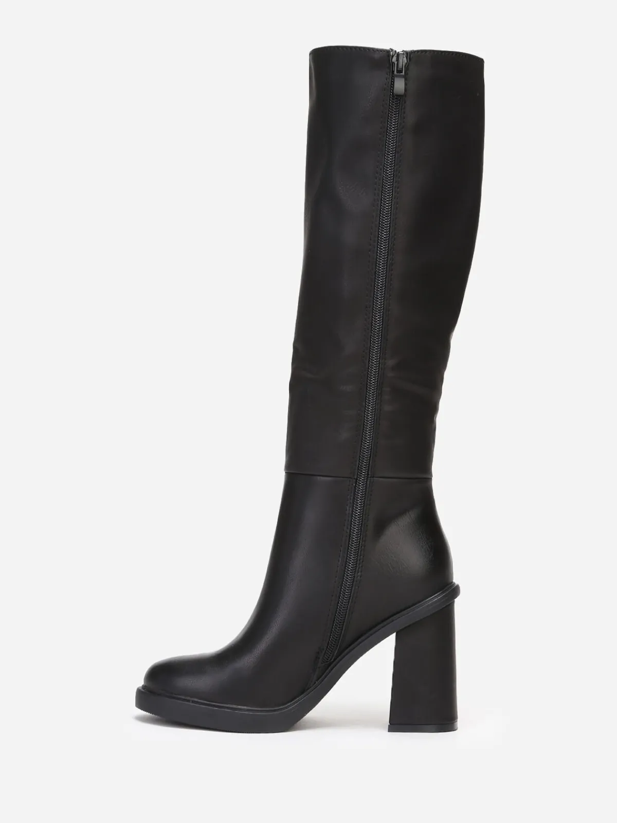 New La Modeuse Bottes chelsea hautes à talon Noir